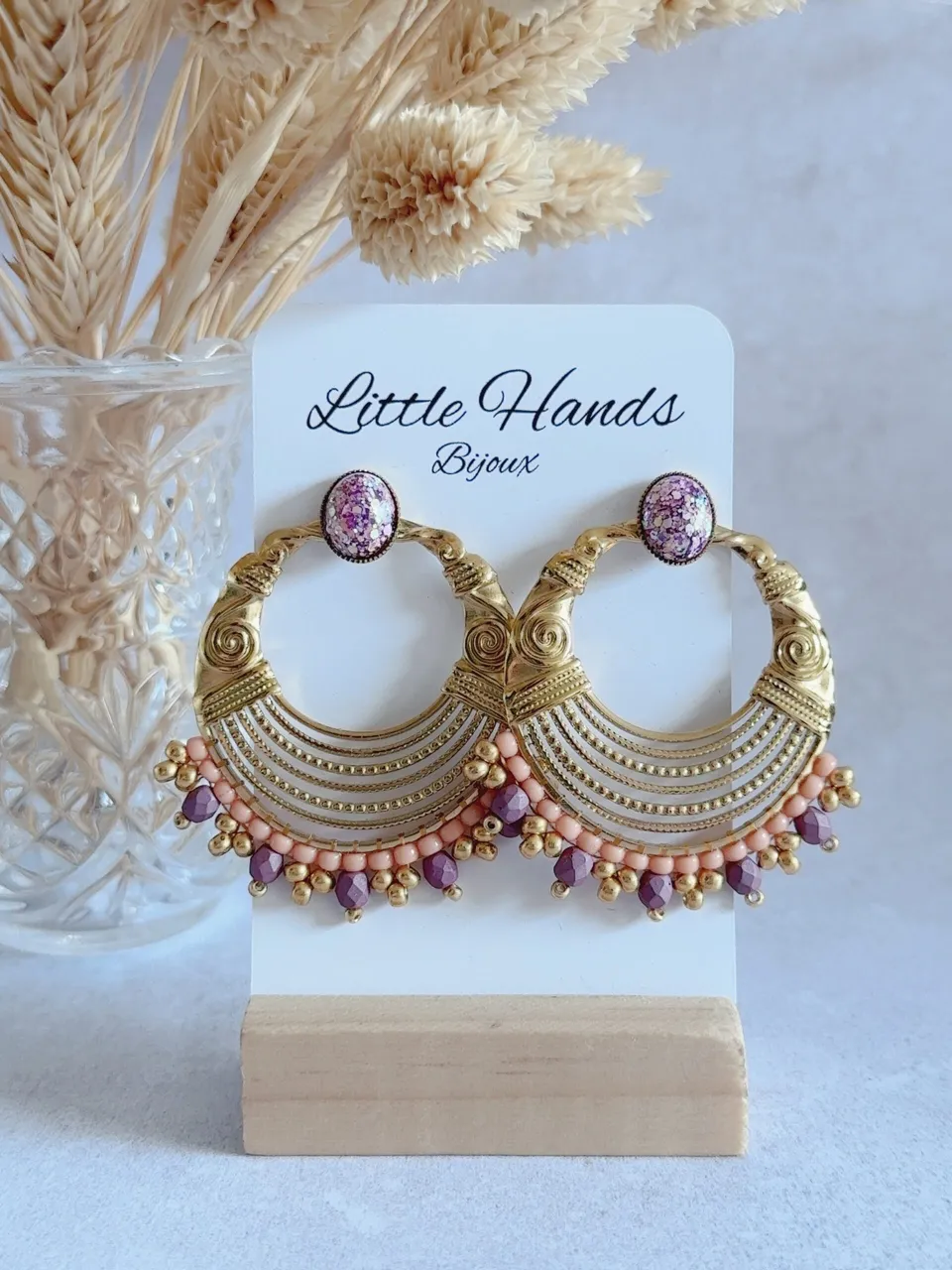 Little Hands Bijoux Sienna boucles d'oreilles Lila Dream lilas