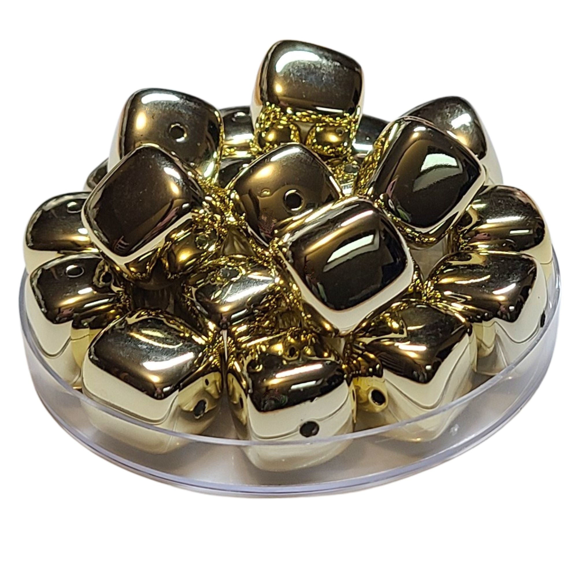 ARTSHOP Séparateurs cube CCB doré 20mm x1 perle