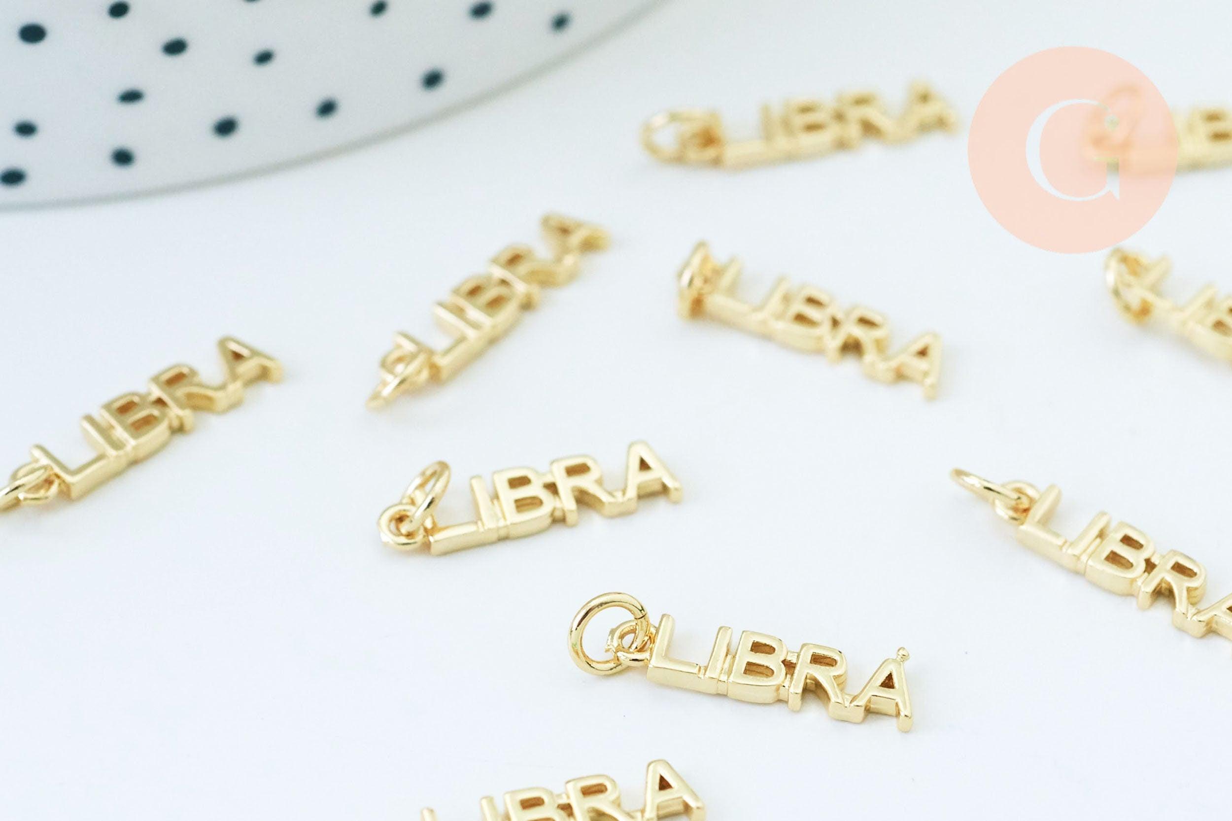 Gingerlily Pendentifs G6045 breloque Balance dorée 17.5mm x1