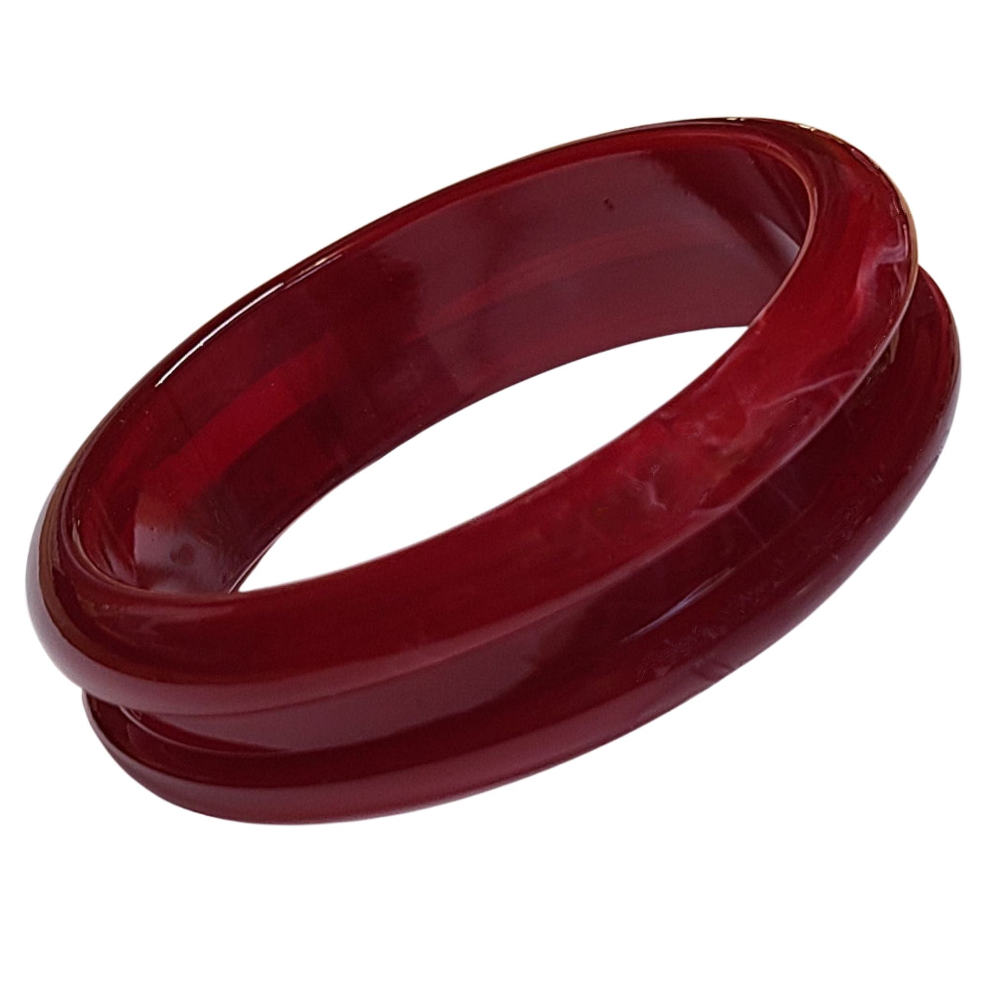 ARTSHOP Bracelet Interchangeable 4 acrylique Bordeaux marbré