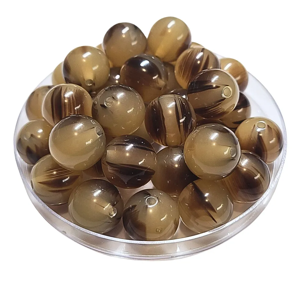 ARTSHOP Boules 16MM 227 Cappuccino perles acryliques x15