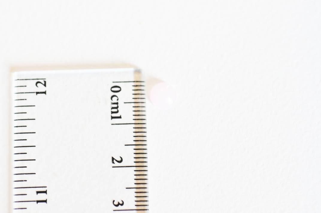 Gingerlily Pierres G2228 cabochon quartz rose 6mm