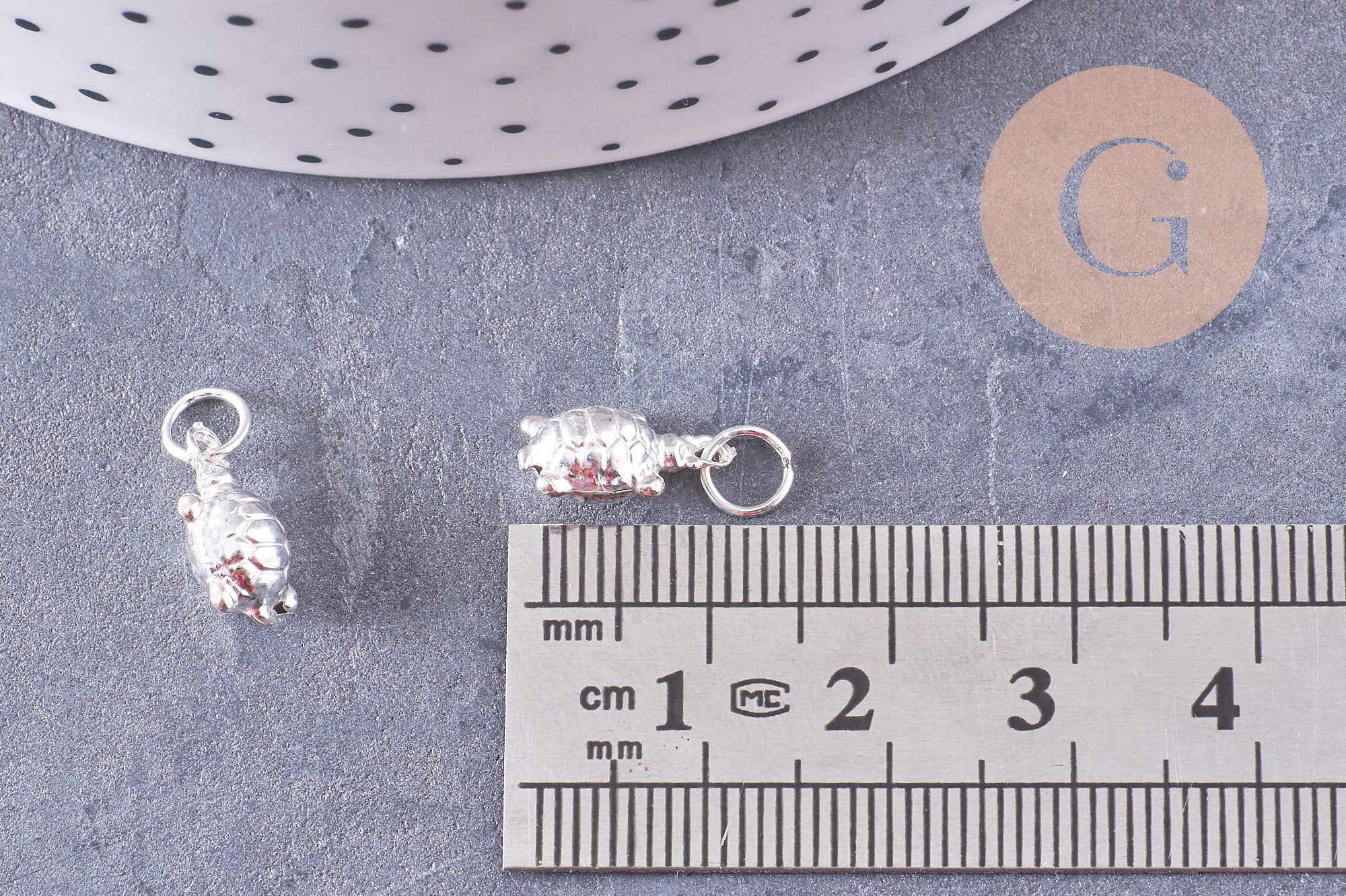 Gingerlily Pendentif Tortue G10701 argent 925 12,5 mm