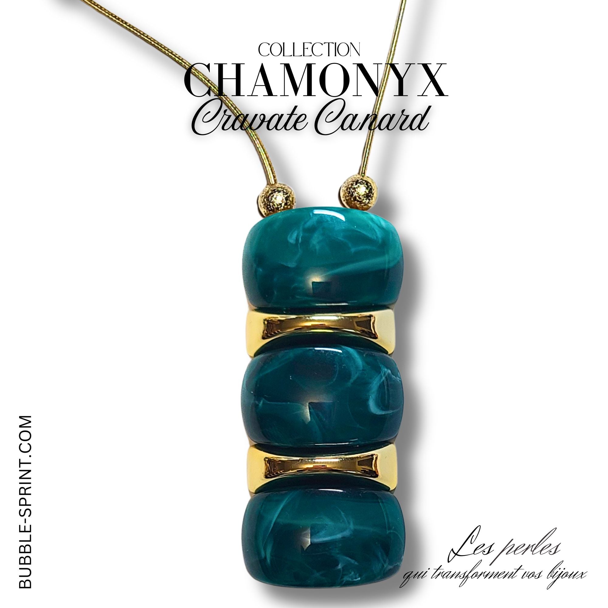 Artshop Chamonyx kit collier canard acrylique 70 cm