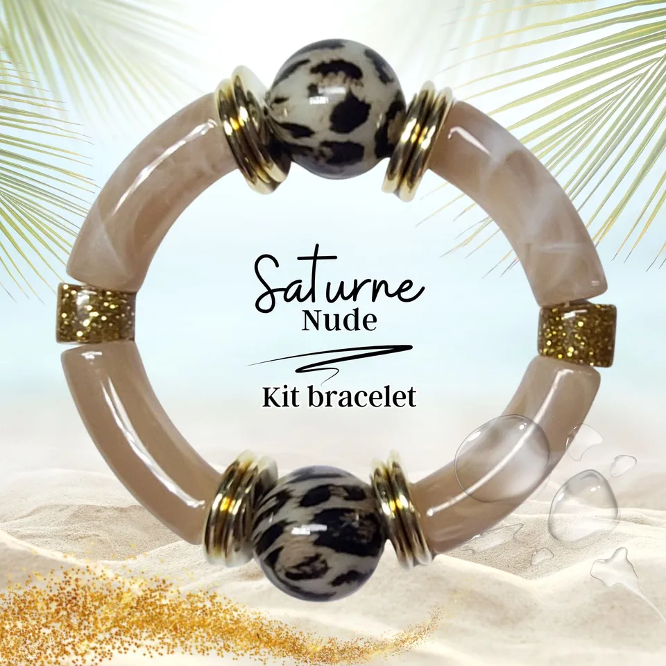 ARTSHOP Bijoux en KITS Saturne N°15 kit bracelet nude
