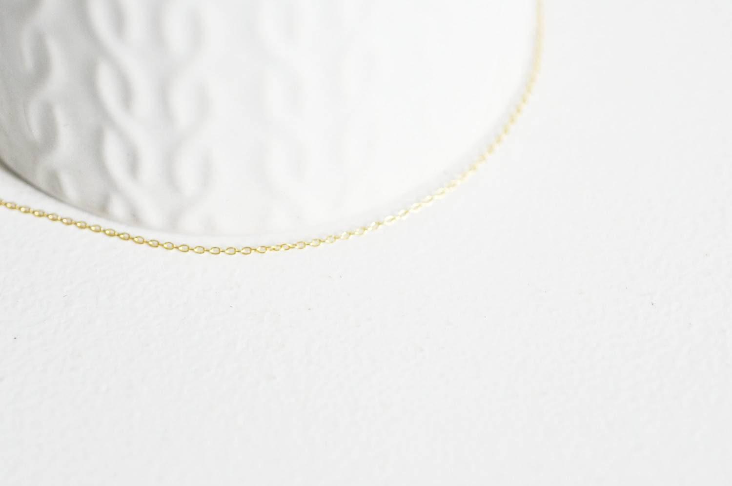 Gingerlily Chaînes YG1449 Chaîne Fine Gold-Filled 14K 1,1mm 1m