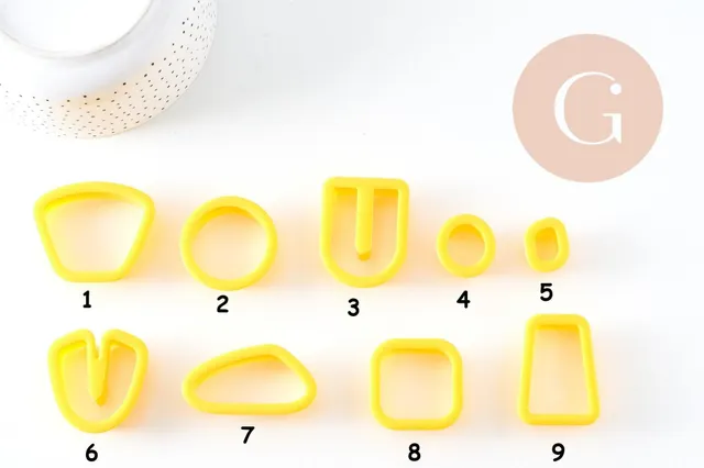Gingerlily G10633 emporte-pièce pâte polymère géométrique 1pc