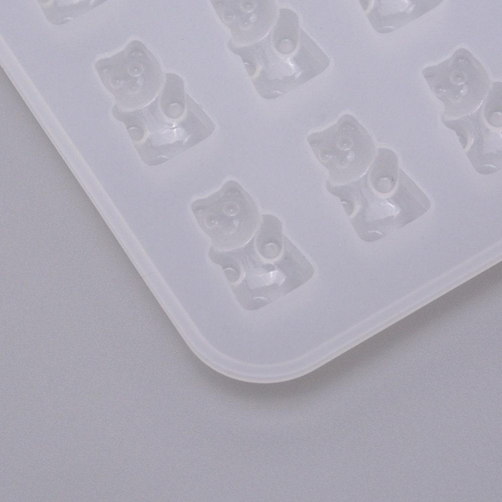 Gingerlily Pâte polymère moule ourson résine 135mm silicone réutilisable