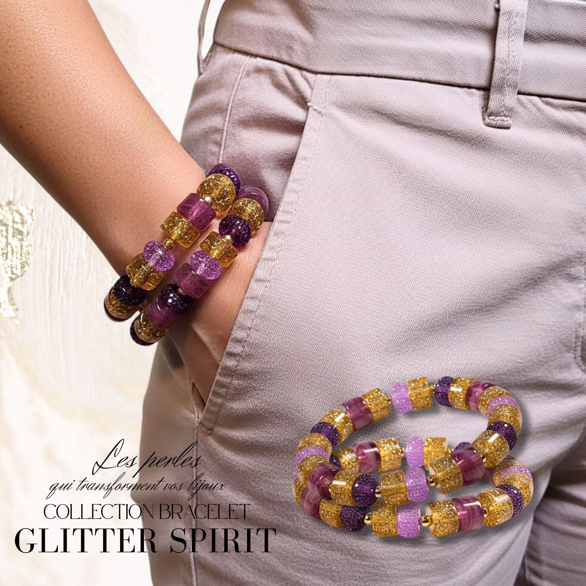 ARTSHOP 1/4 de tubes n°20 perle glitter doré 12mm x20