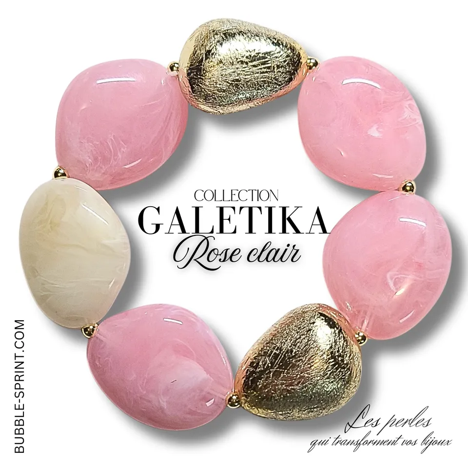 ARTSHOP Galetika kit bracelet rose clair