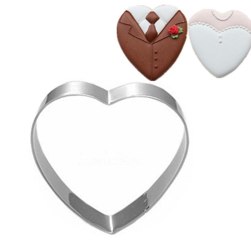 Gingerlily G4993 emporte-pièce coeur inox 6,9 cm x1 pâtisserie