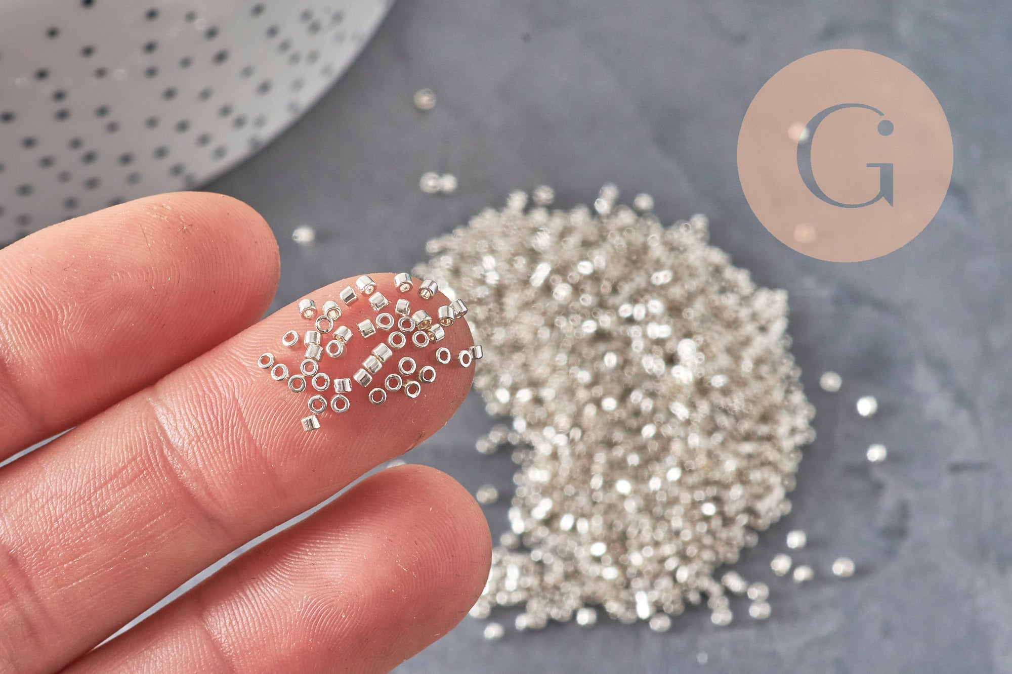 Gingerlily Perles Miyuki Delica 11/0 DB0035 8g argent