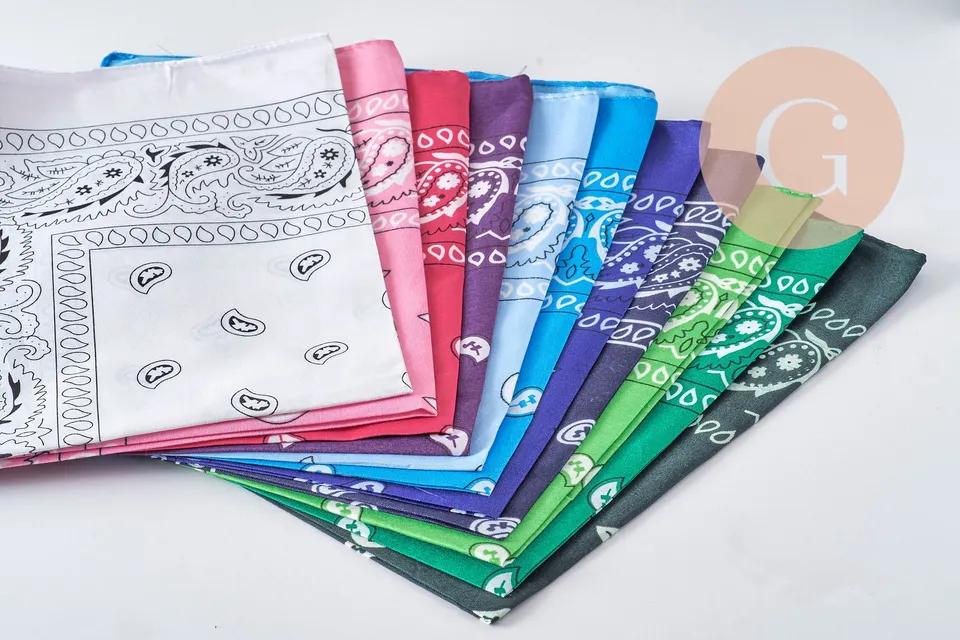 Gingerlily Bandana cachemire polyester 55x55 cm à l'unité