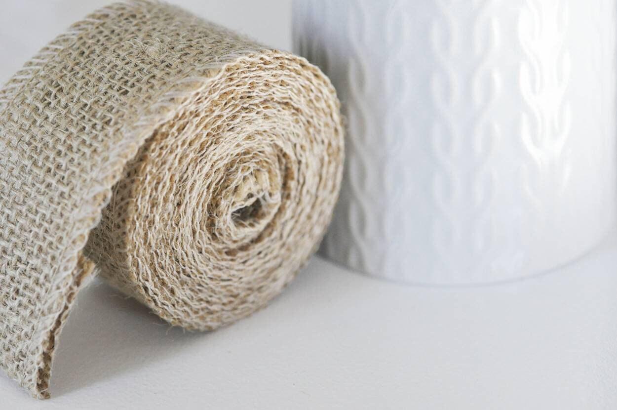 Gingerlily Cordons G5929 ruban jute naturel 4 cm x 1 mètre