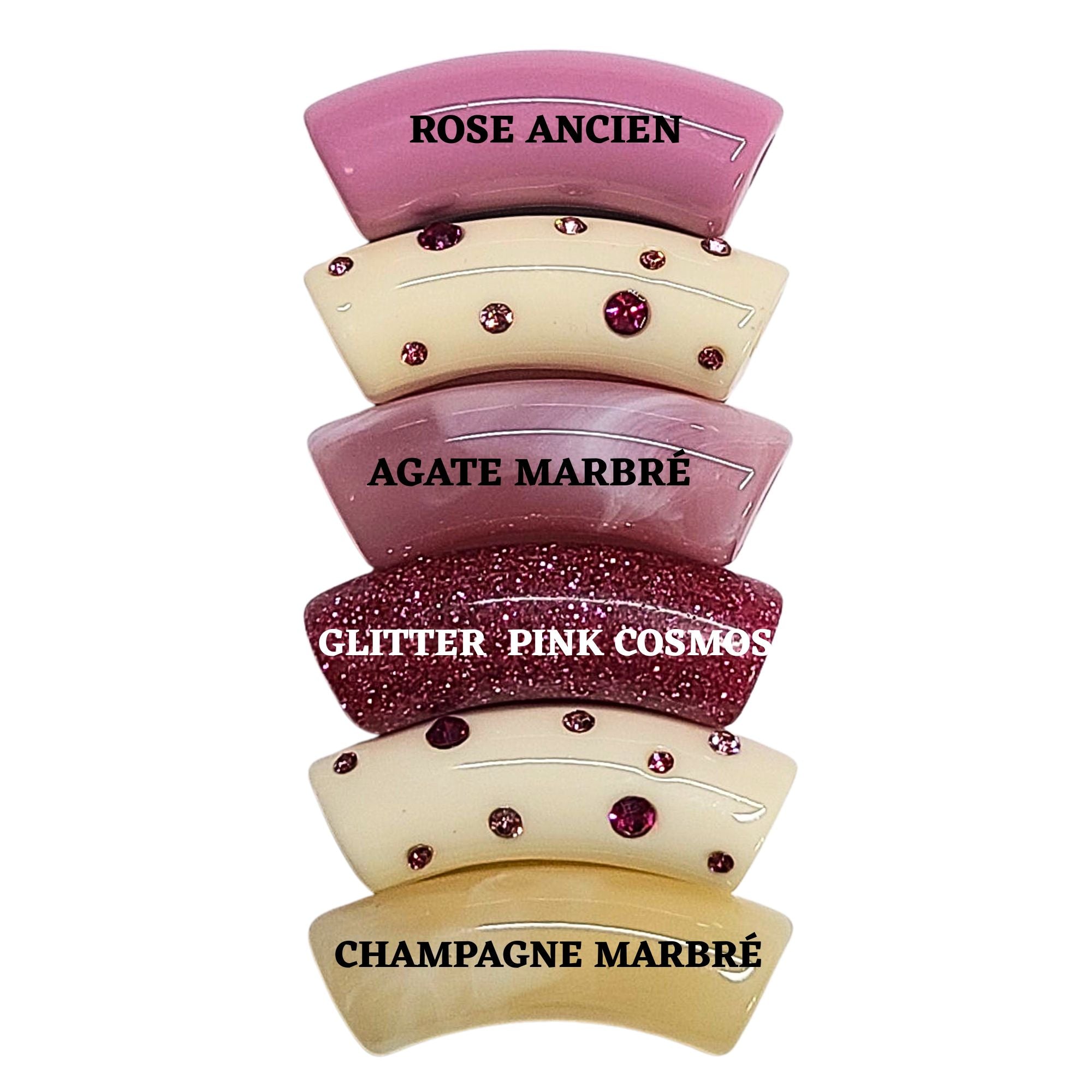 ARTSHOP Camaieux 230 lot 6 tubes incurvés rose 12MM