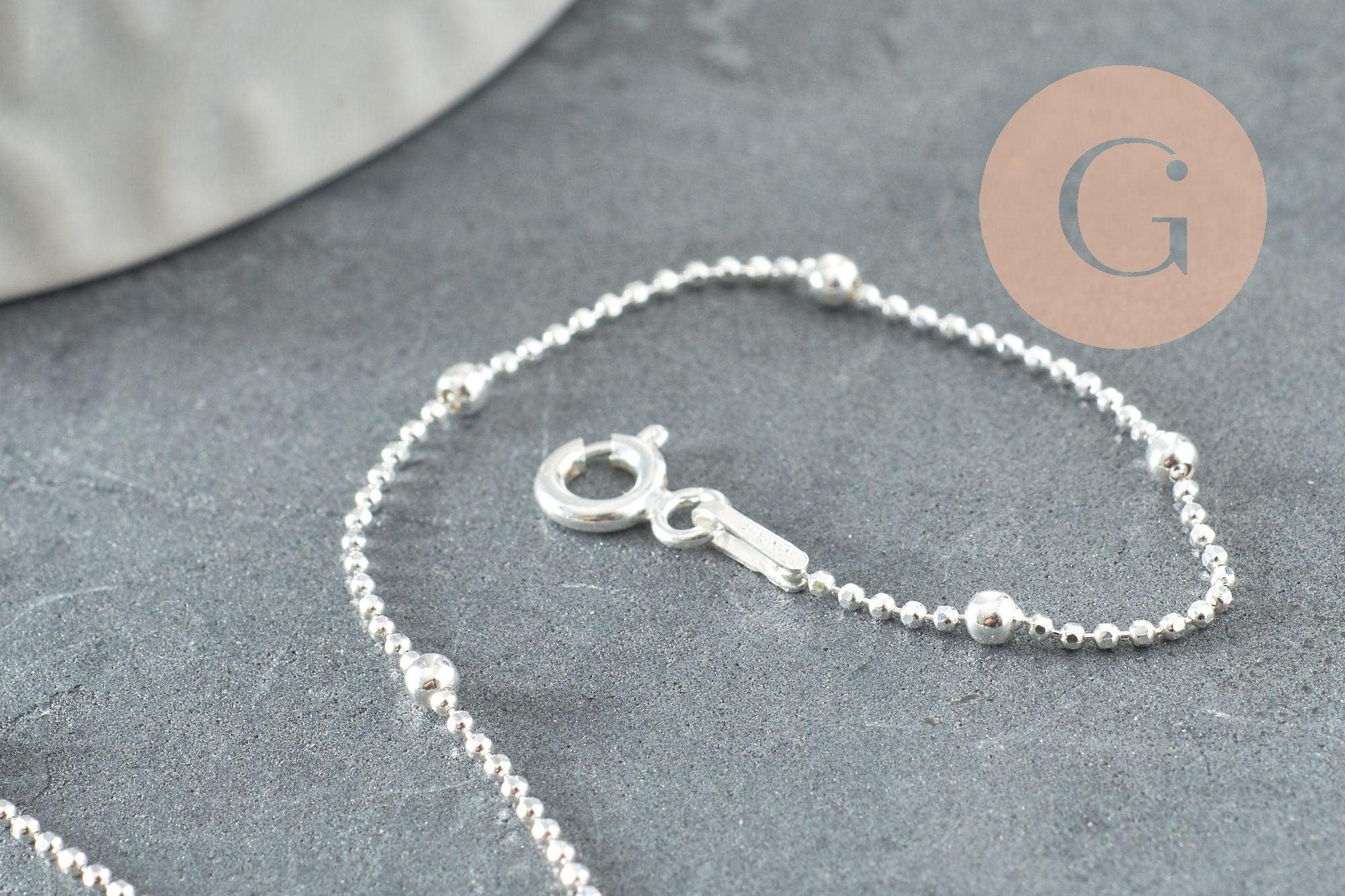 Gingerlily G9431 bracelet boule argent 925 17,7cm x1