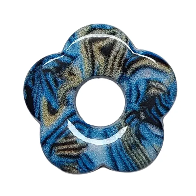 ARTSHOP Flower Power Fleur Capucine 27mm motif ondulé x1