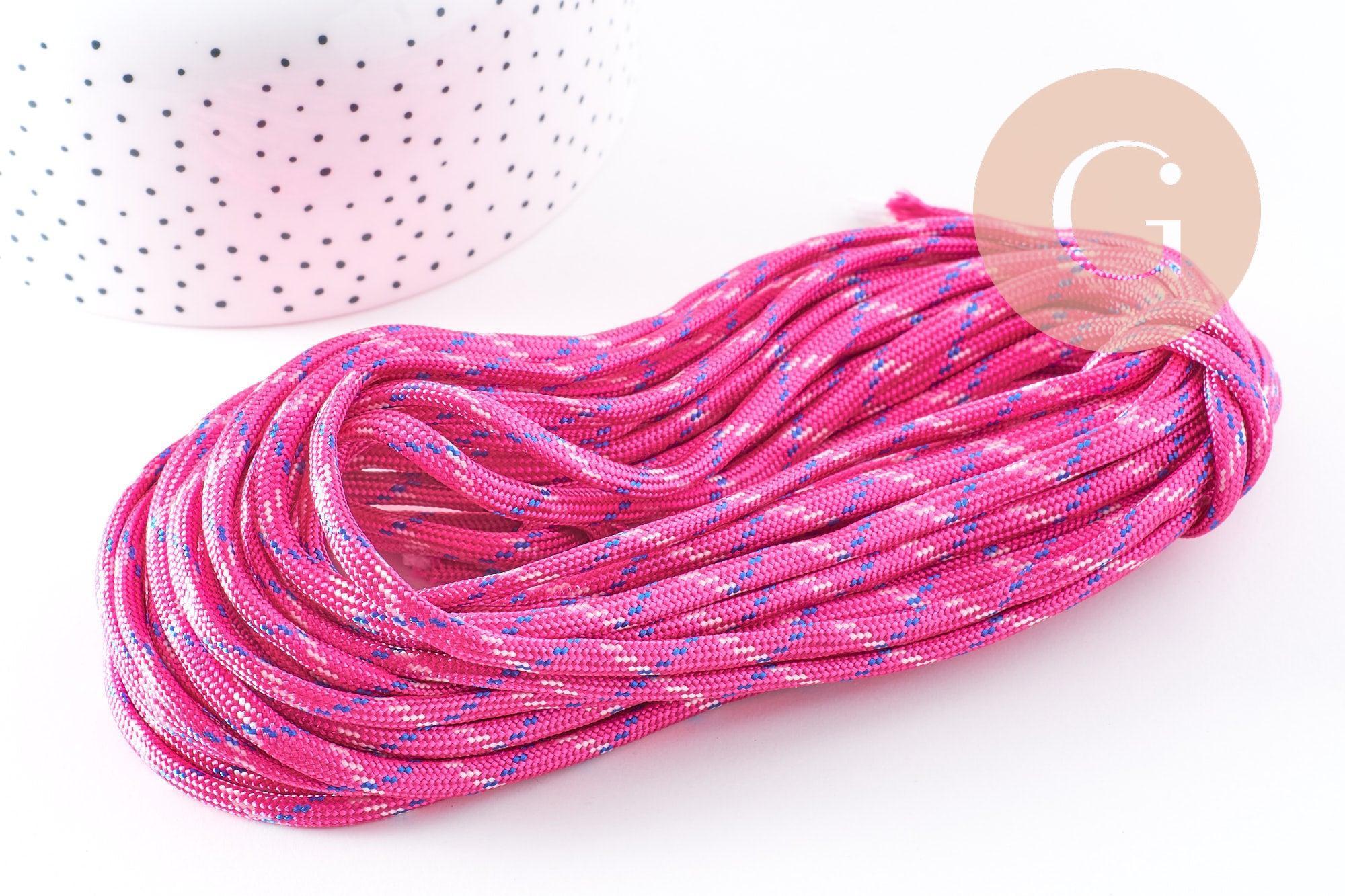 Gingerlily Cordons et fils G10272 cordon rose fuchsia 1m 4mm