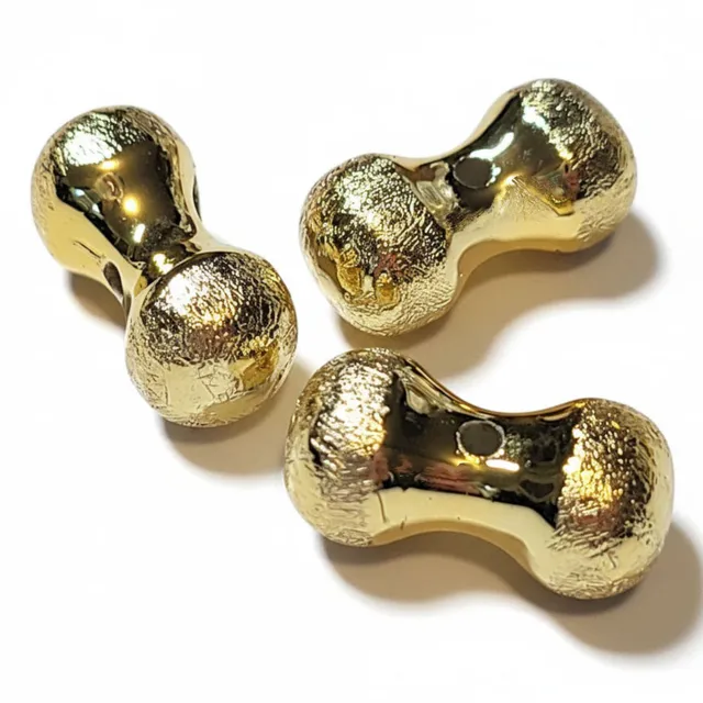 ARTSHOP CCB72D perle cacahuète dorée x10 perles