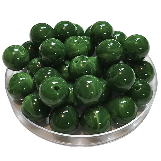 ARTSHOP Boules 251 agate mousse marbré perles 16MM x15
