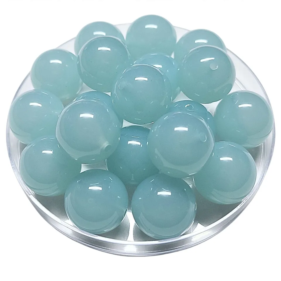 Artshop Boules 20MM 109 perles acryliques menthe glacial x10