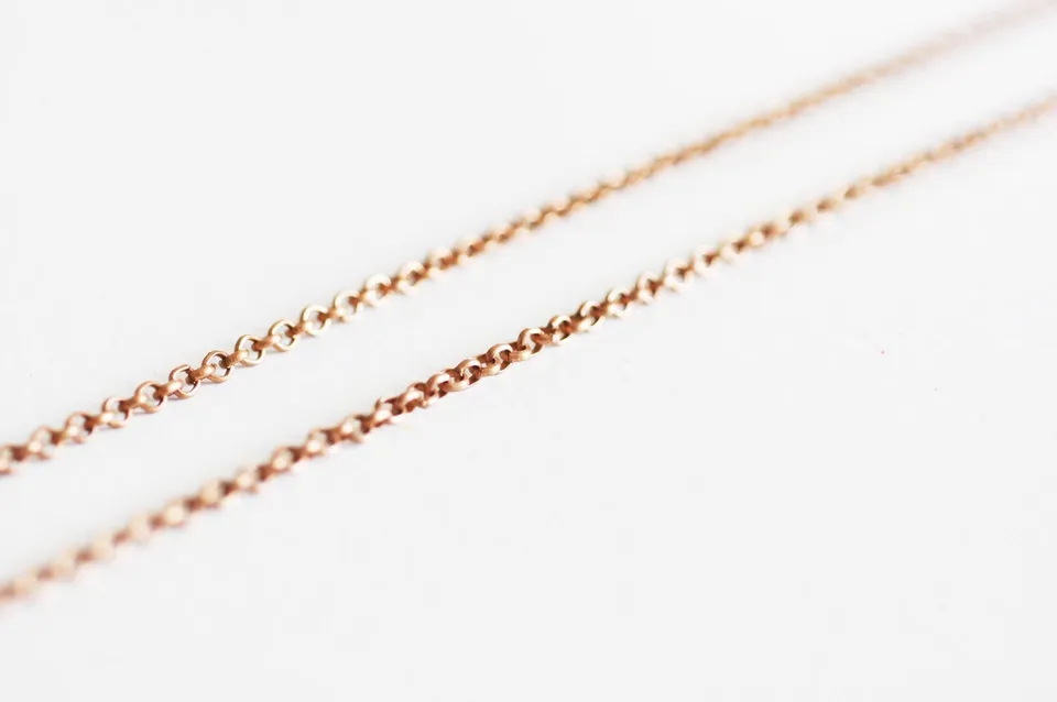 Gingerlily G1320 chaîne rolo cuivre 2,7mm 1 mètre