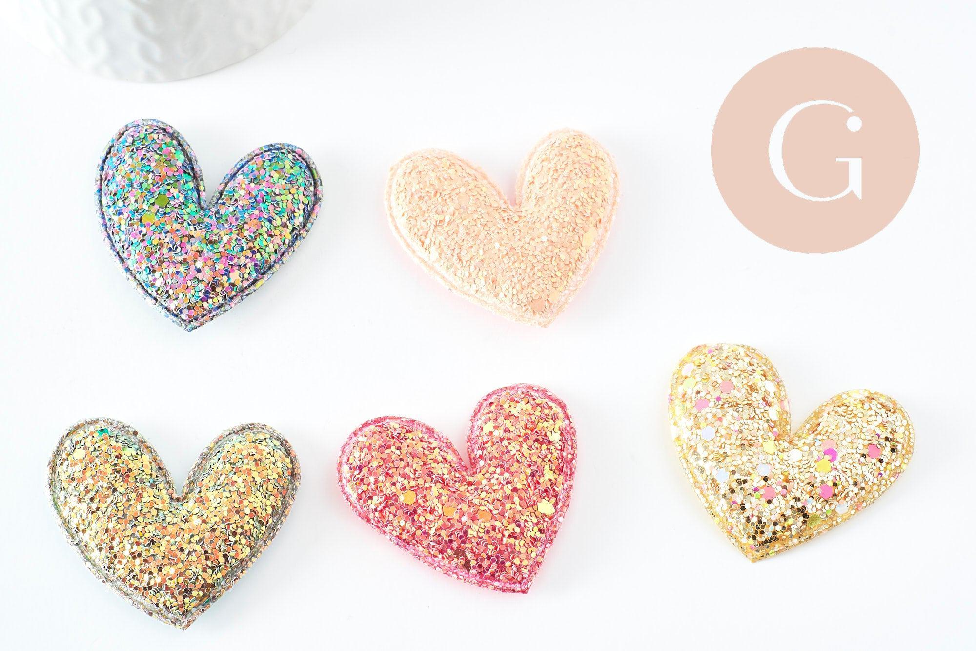 Gingerlily Kit broche coeur paillettes à créer G9400