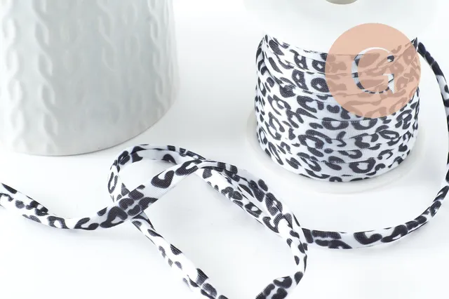 Gingerlily G9806 cordon nylon élastique léopard 1 m