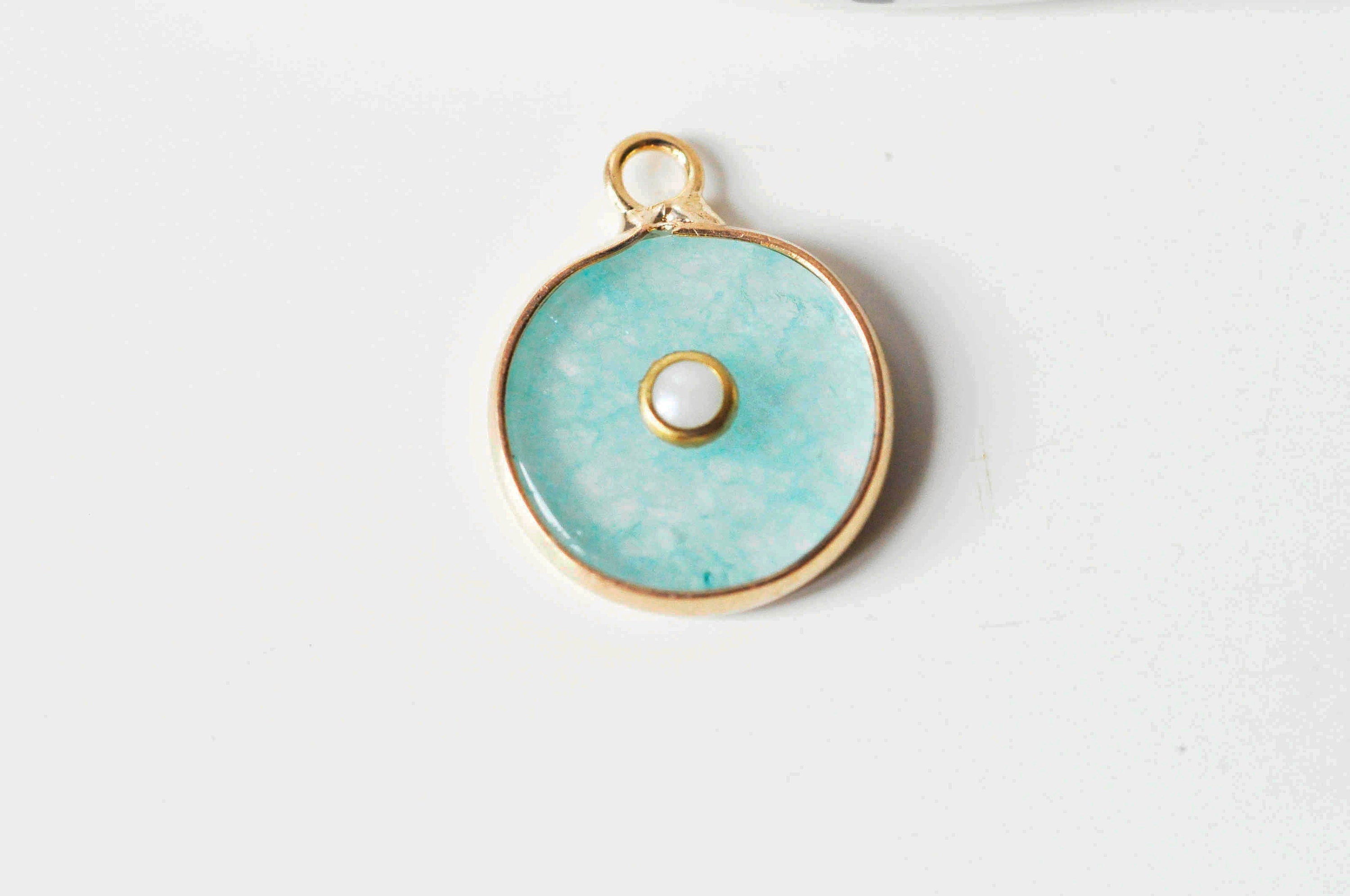 Gingerlily Pendentifs Charms à Coller Zamac Doré 4-5mm Boîte
