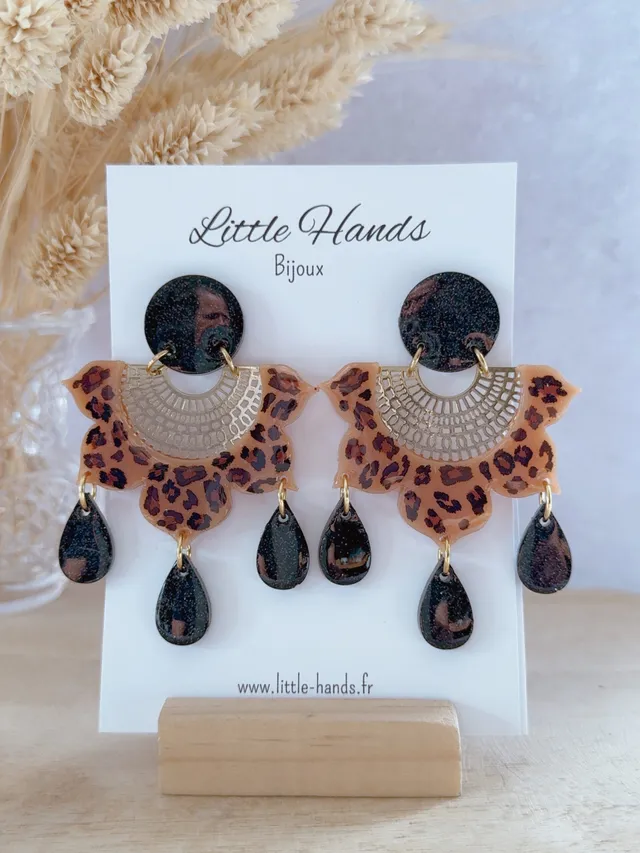 Little Hands Bijoux Zoé Touch of Graou boucles d'oreilles
