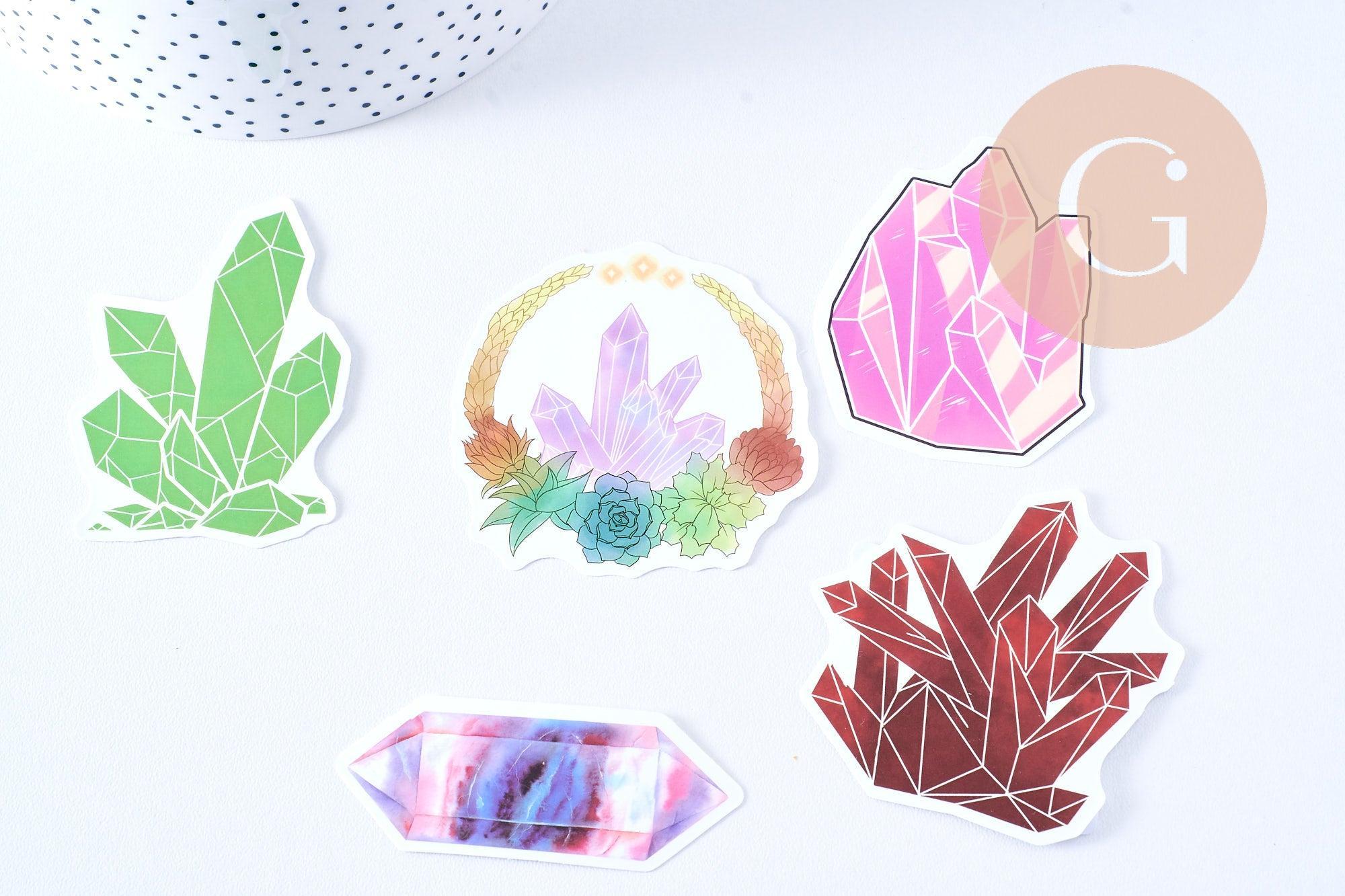 Gingerlily Stickers pierre gemme 40x70mm x50