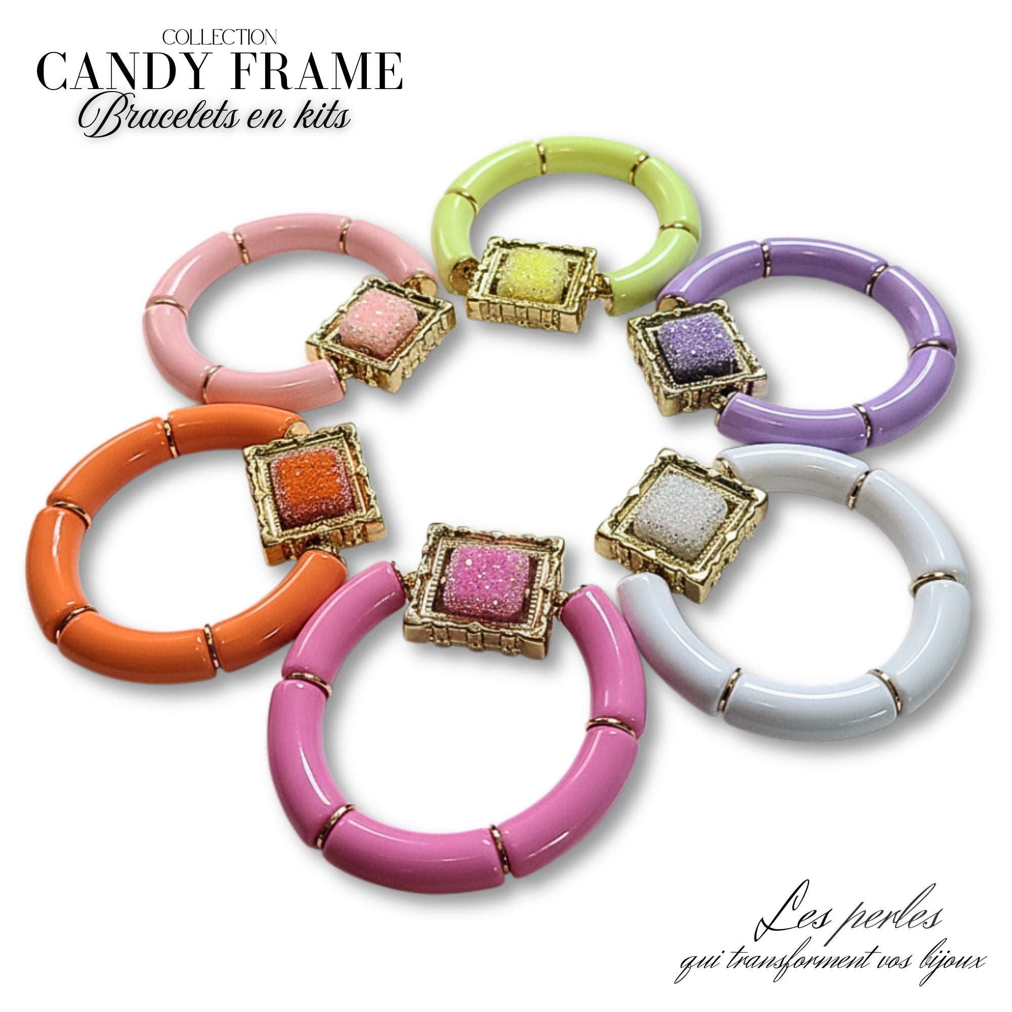 ARTSHOP Kit CANDY FRAME bracelet bubble gum