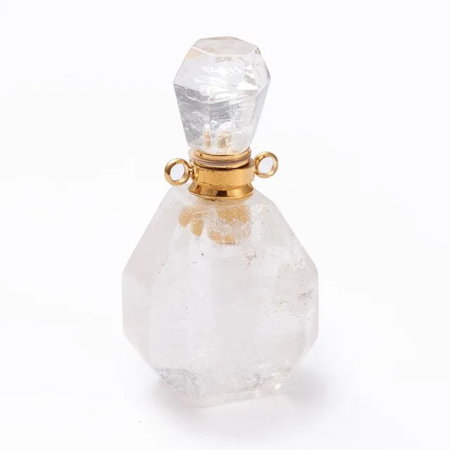 Gingerlily Pendentifs fiole parfum quartz 39mm x1