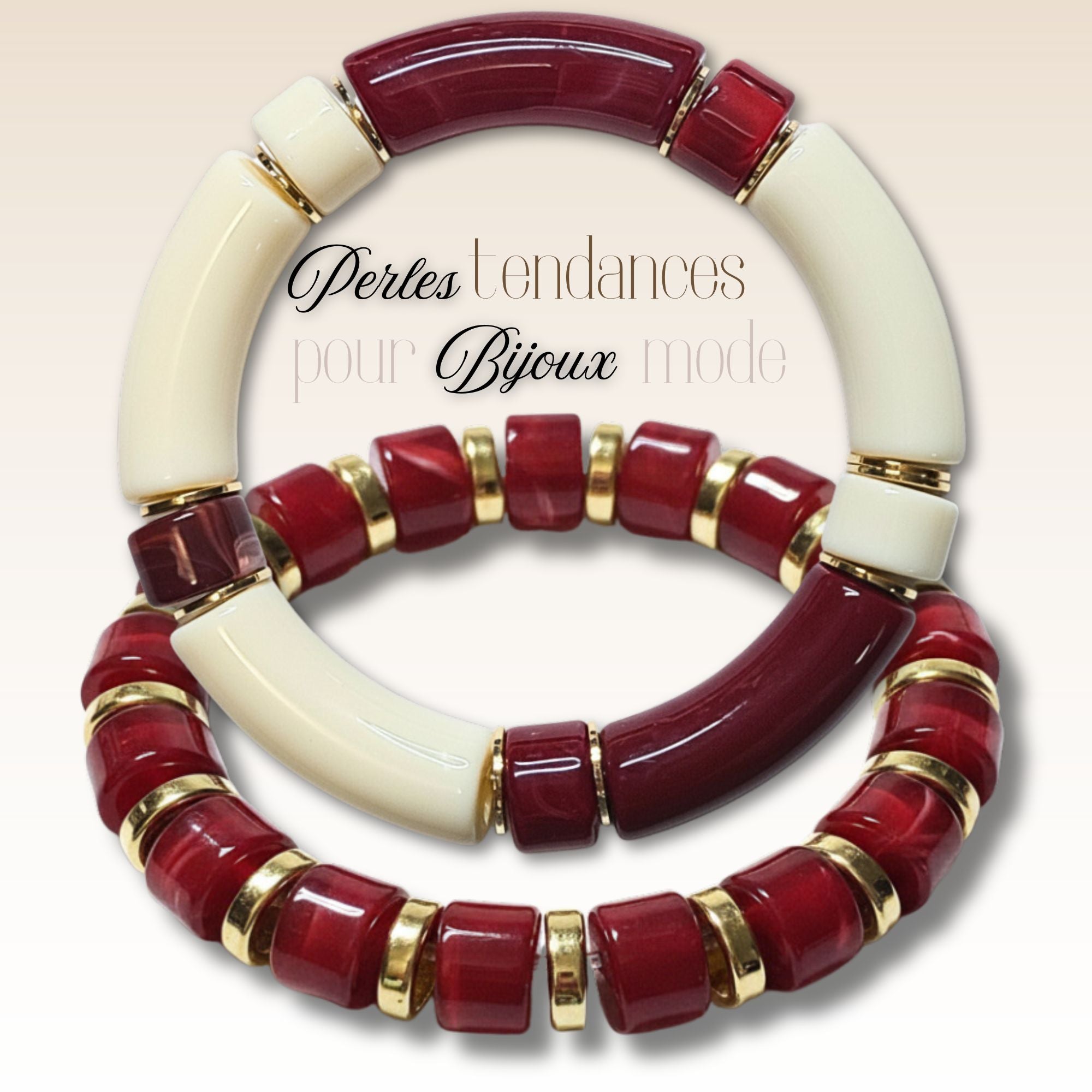 ARTSHOP 1/4 de Tubes Cylindre 12mm roses des sables x6