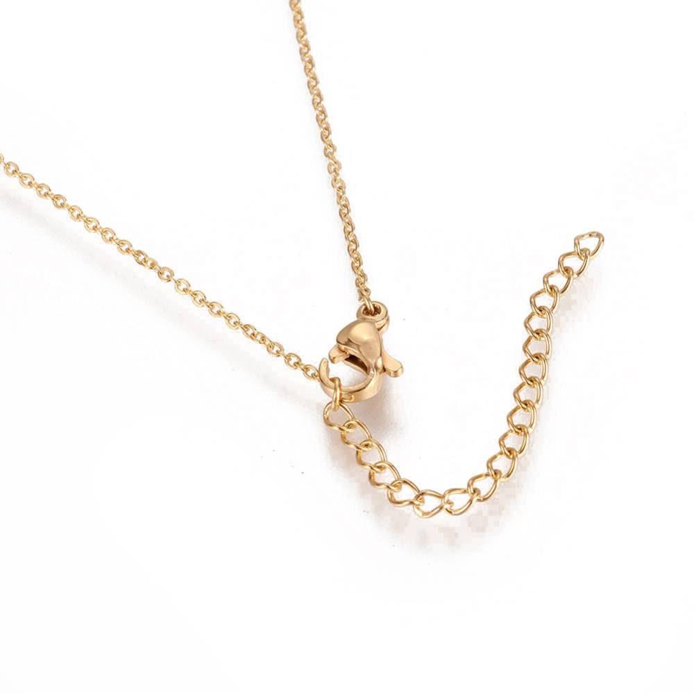 Gingerlily Perles G0486 chaîne collier constellation 45cm doré