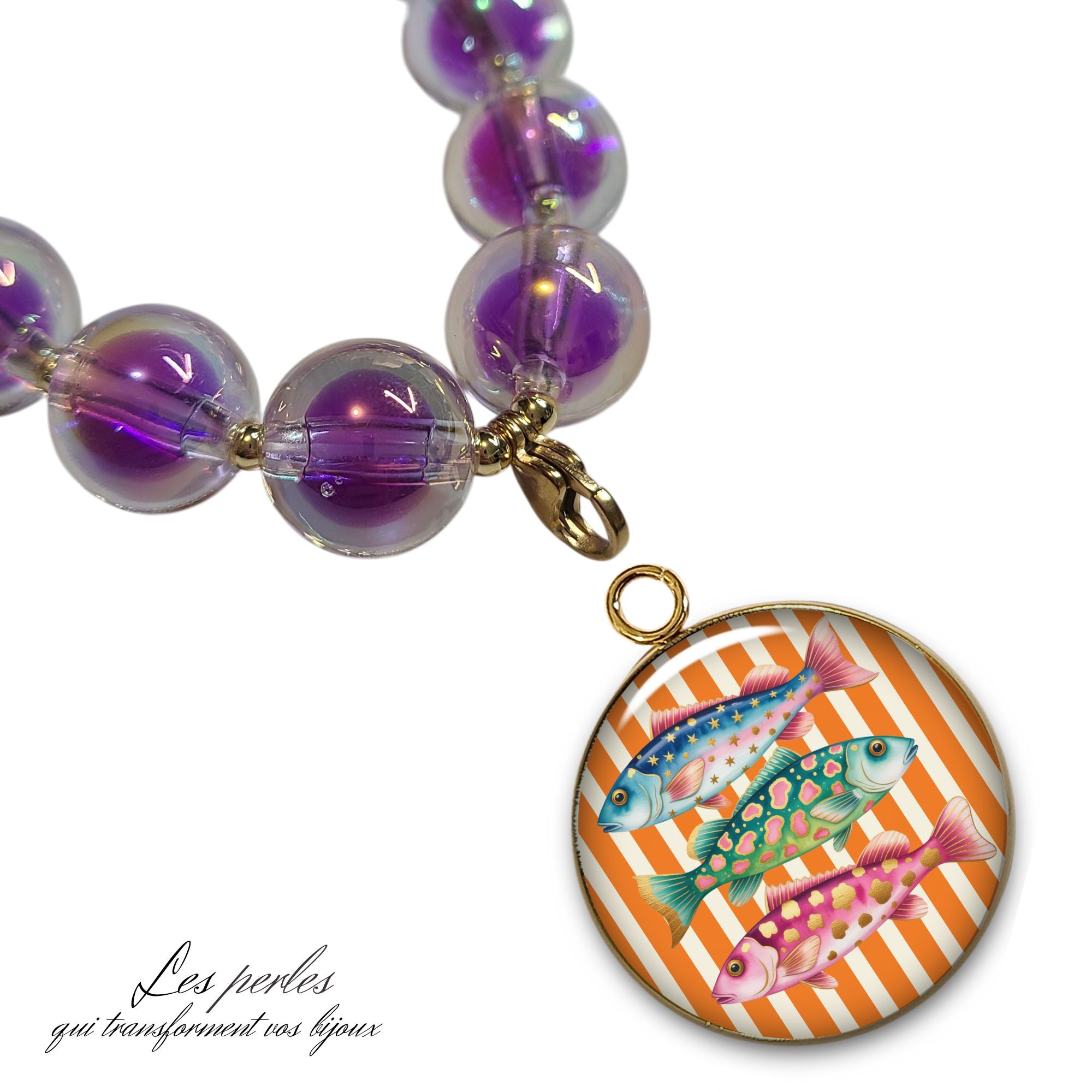 Artshop Mirage collier interchangeable fuchsia 50 cm kit