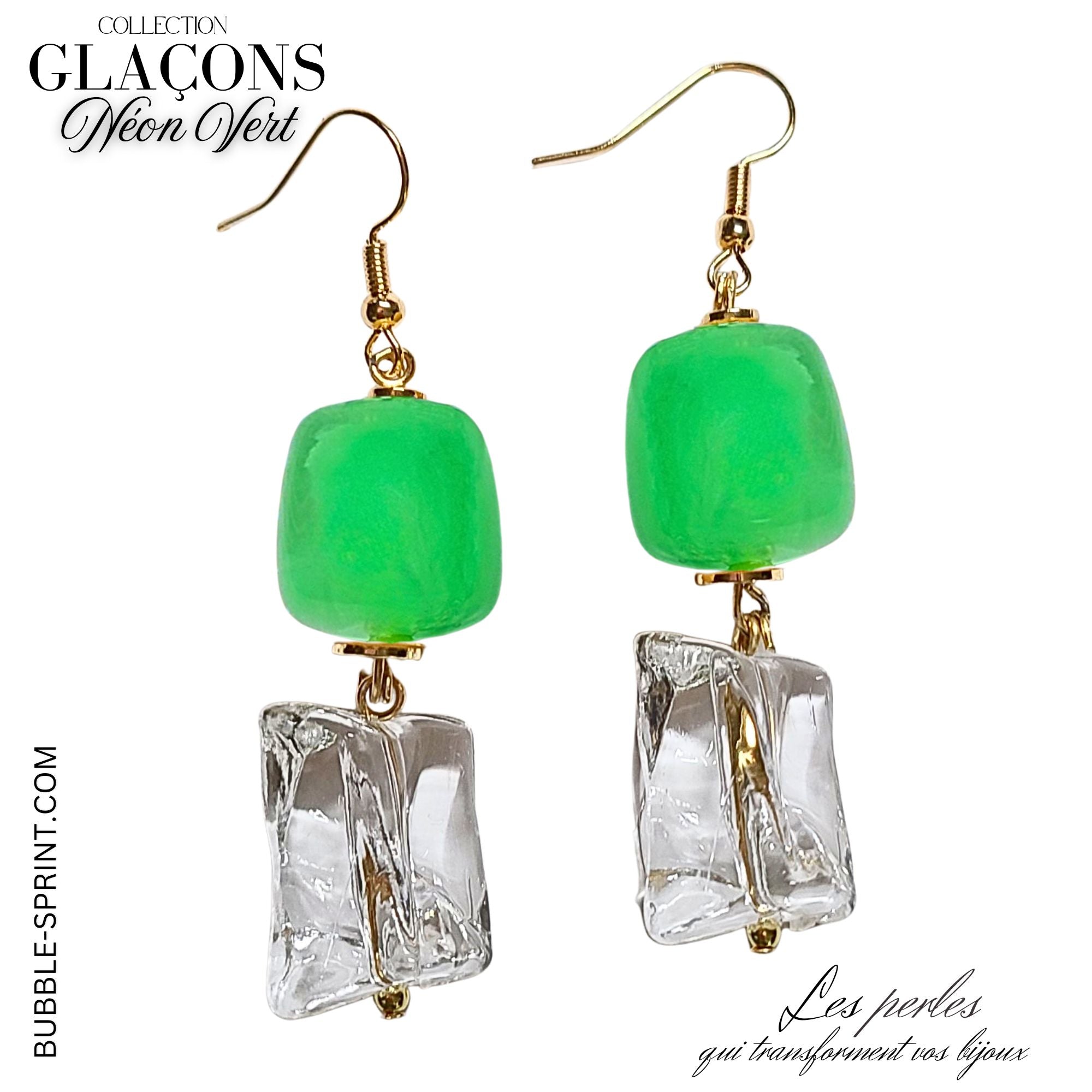 ARTSHOP Prêts-à-porter BO glaçons néon vert kit
