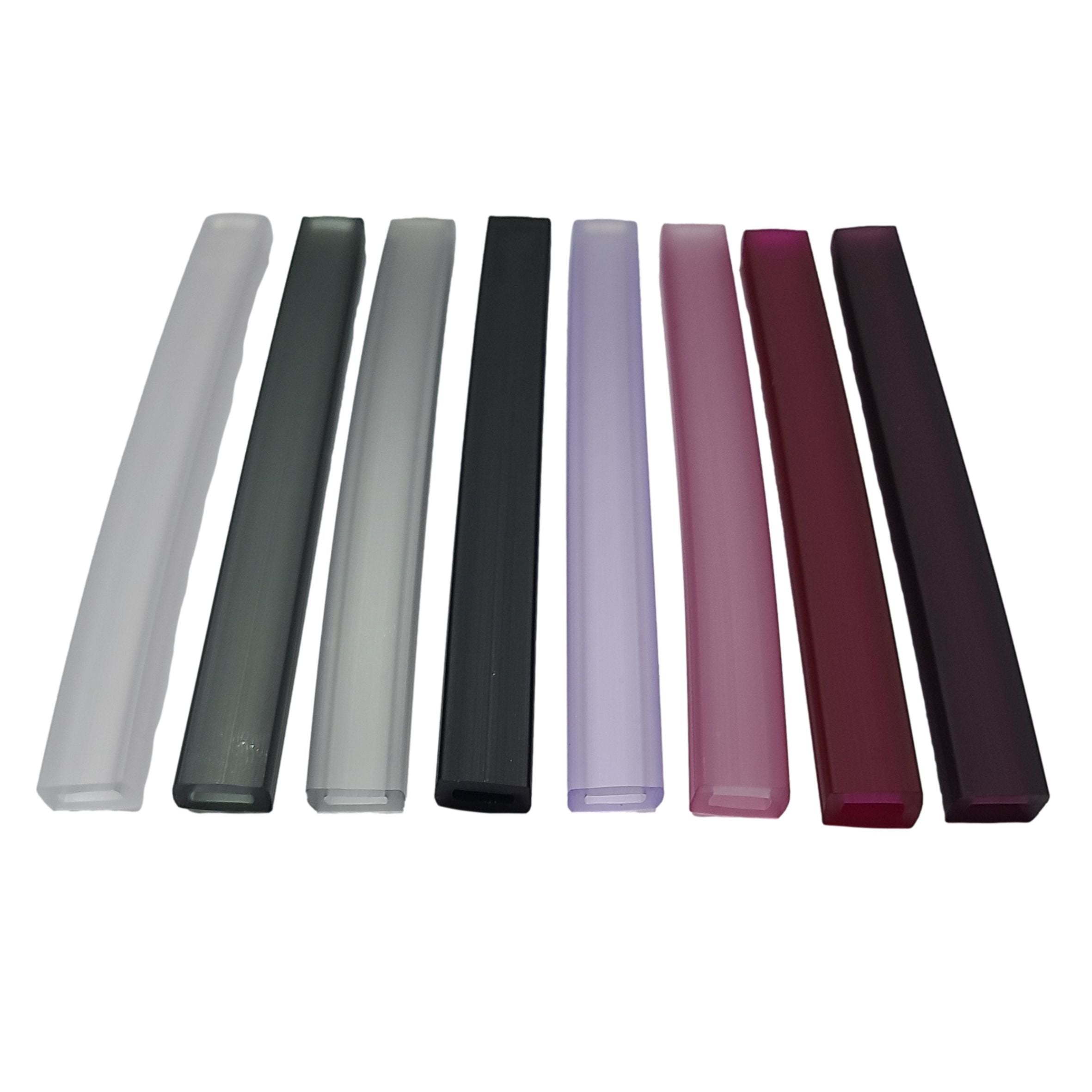 ARTSHOP Gummy Camaïeu 4 Lot 8 tubes silicone 10 mm