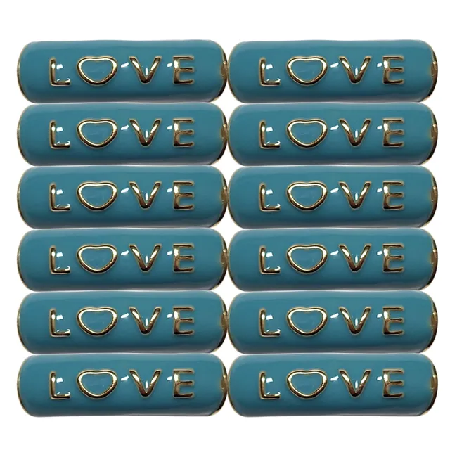 ARTSHOP 332 Tube LOVE Canard émaillé 12 mm x6