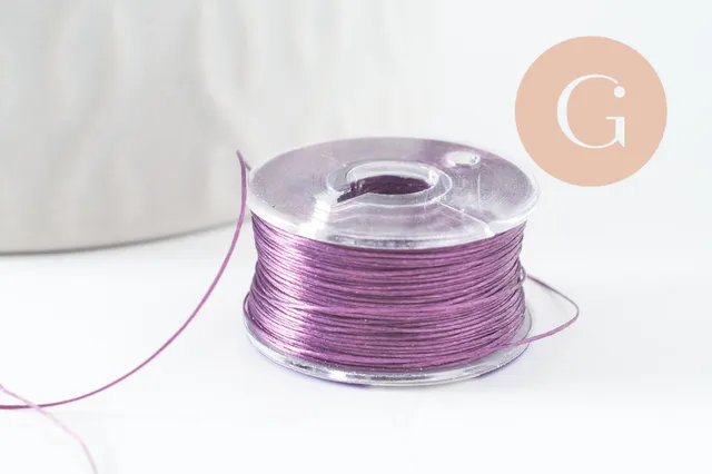 Gingerlily Fil tissage perles Miyuki G10567 nylon 91 m