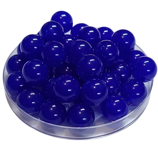 ARTSHOP Boules 16MM 405 perles acrylique bleu roi x15