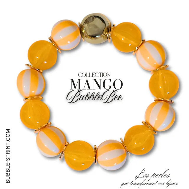 ARTSHOP Mango Bracelet BubbleBee kit élastique acrylique
