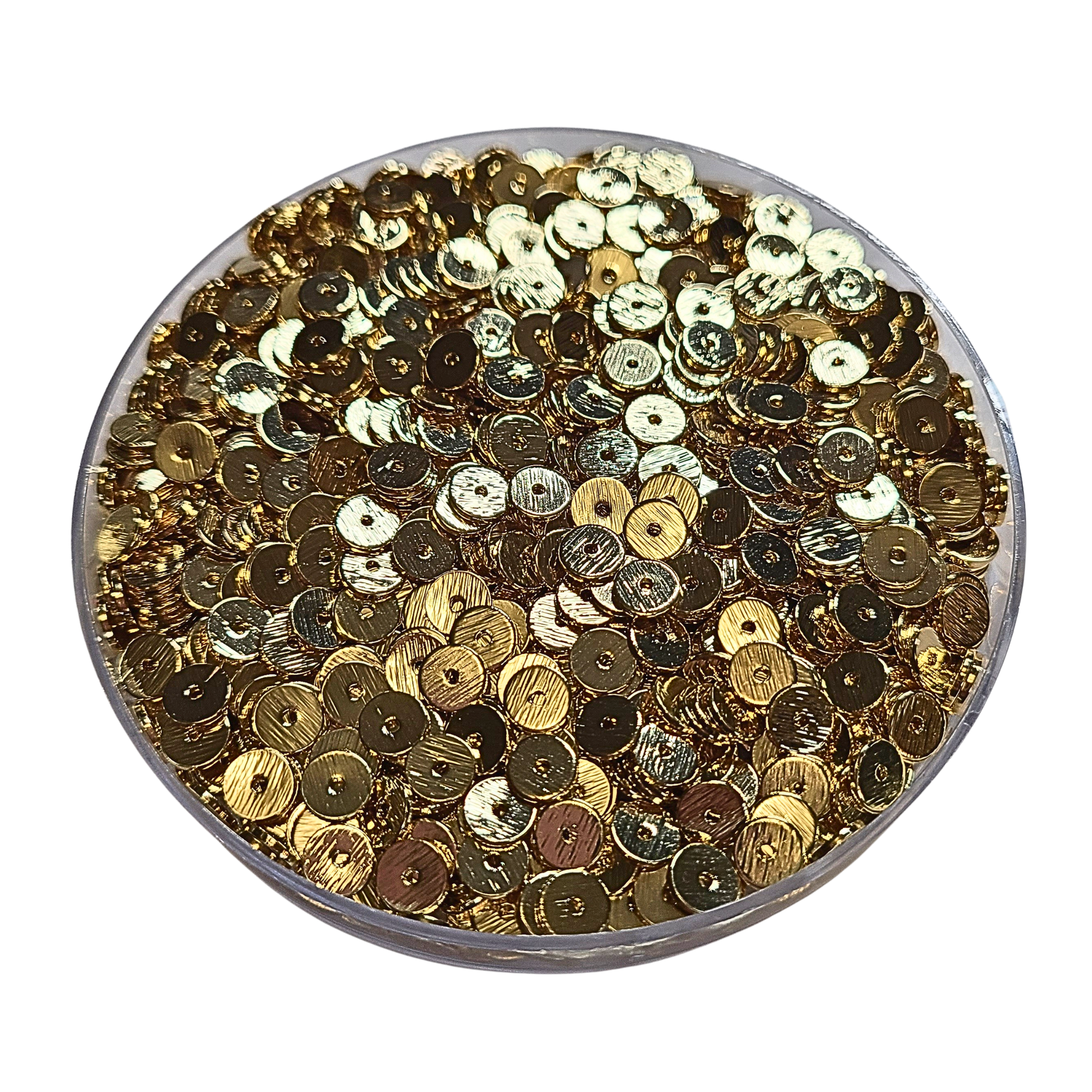 ARTSHOP Séparateurs rondelles brossées PLO-11 doré 6mm x10