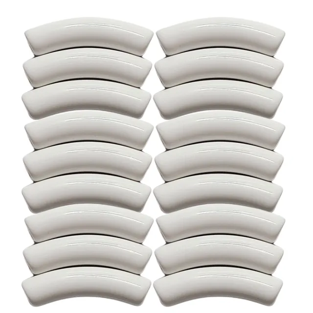 ARTSHOP Tubes 8MM n°51 perle tube blanc x6