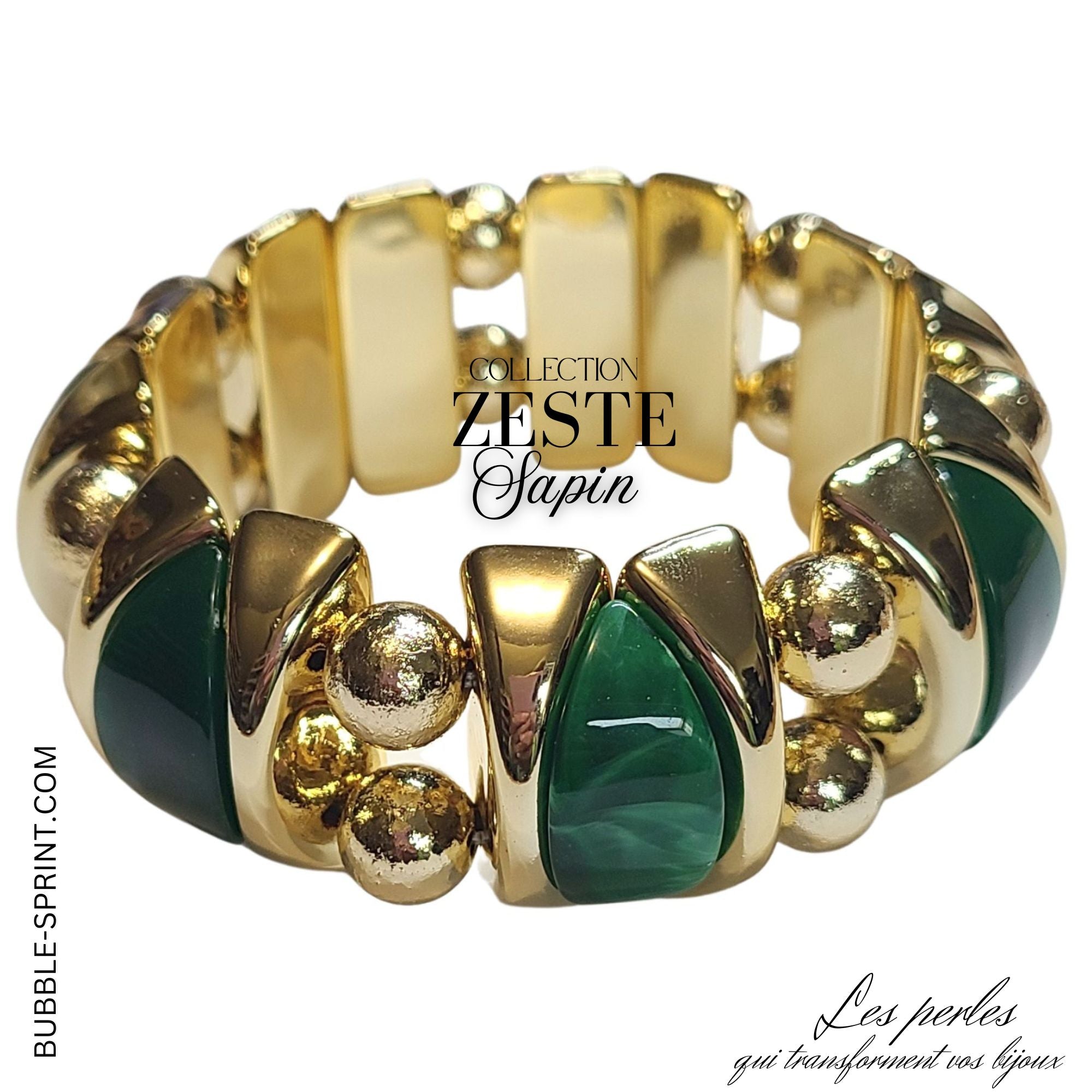 ARTSHOP Zeste kit bracelet Sapin marbré sans aiguille
