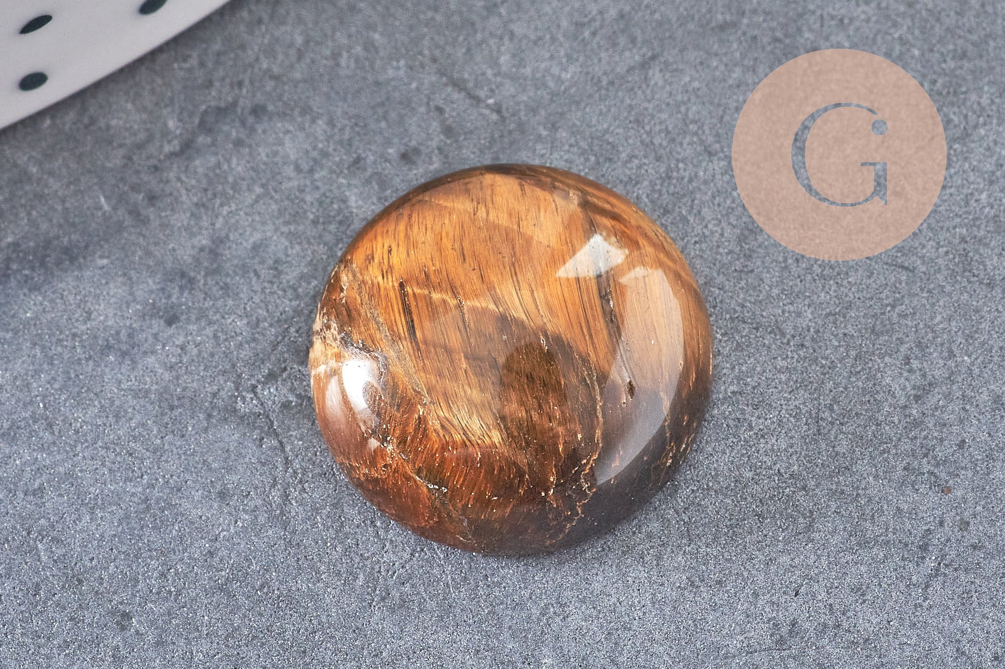 Gingerlily Pierres G10834 cabochon rond dôme 18mm x1