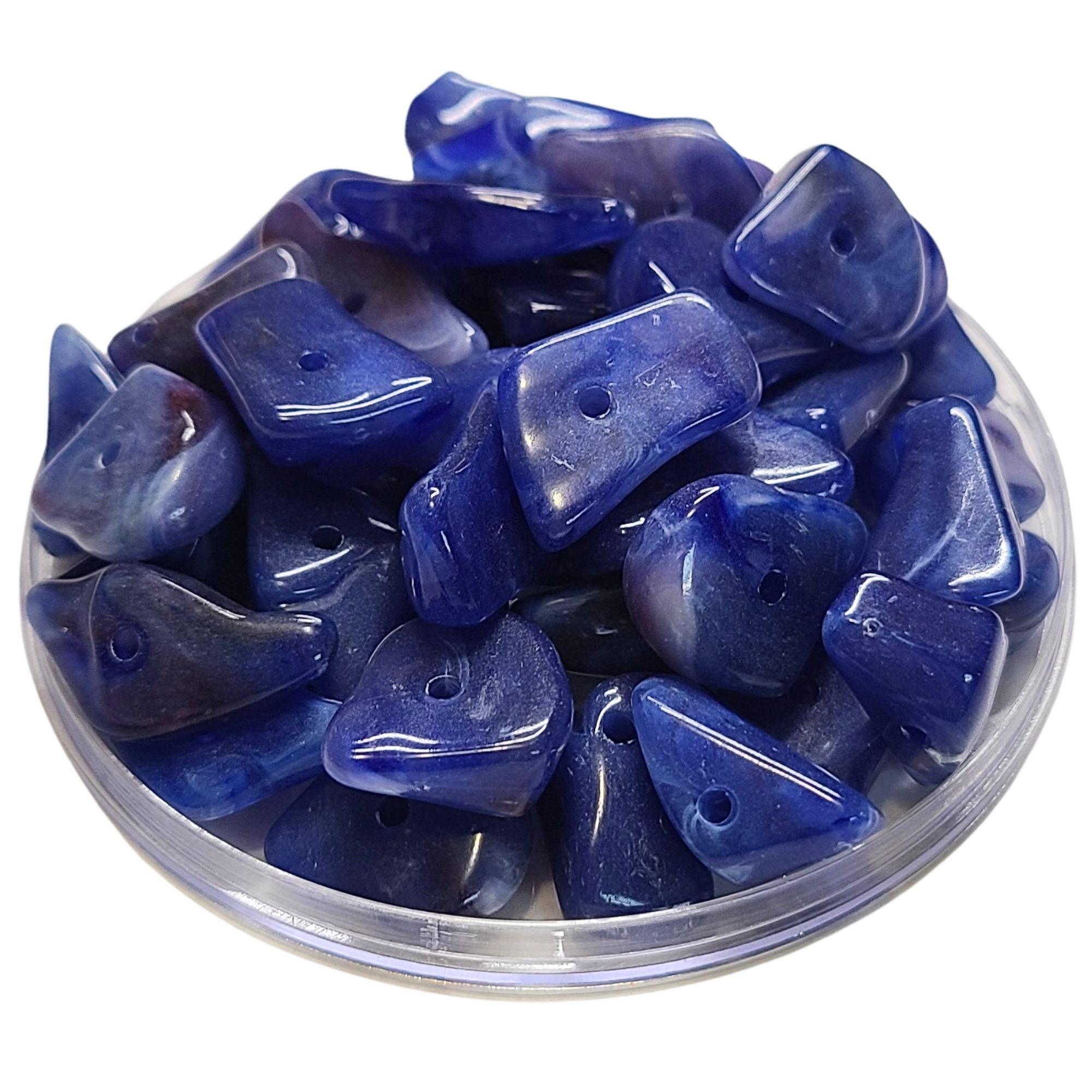 ARTSHOP Séparateurs 28 Crispy XXL perle bleu marbré x25