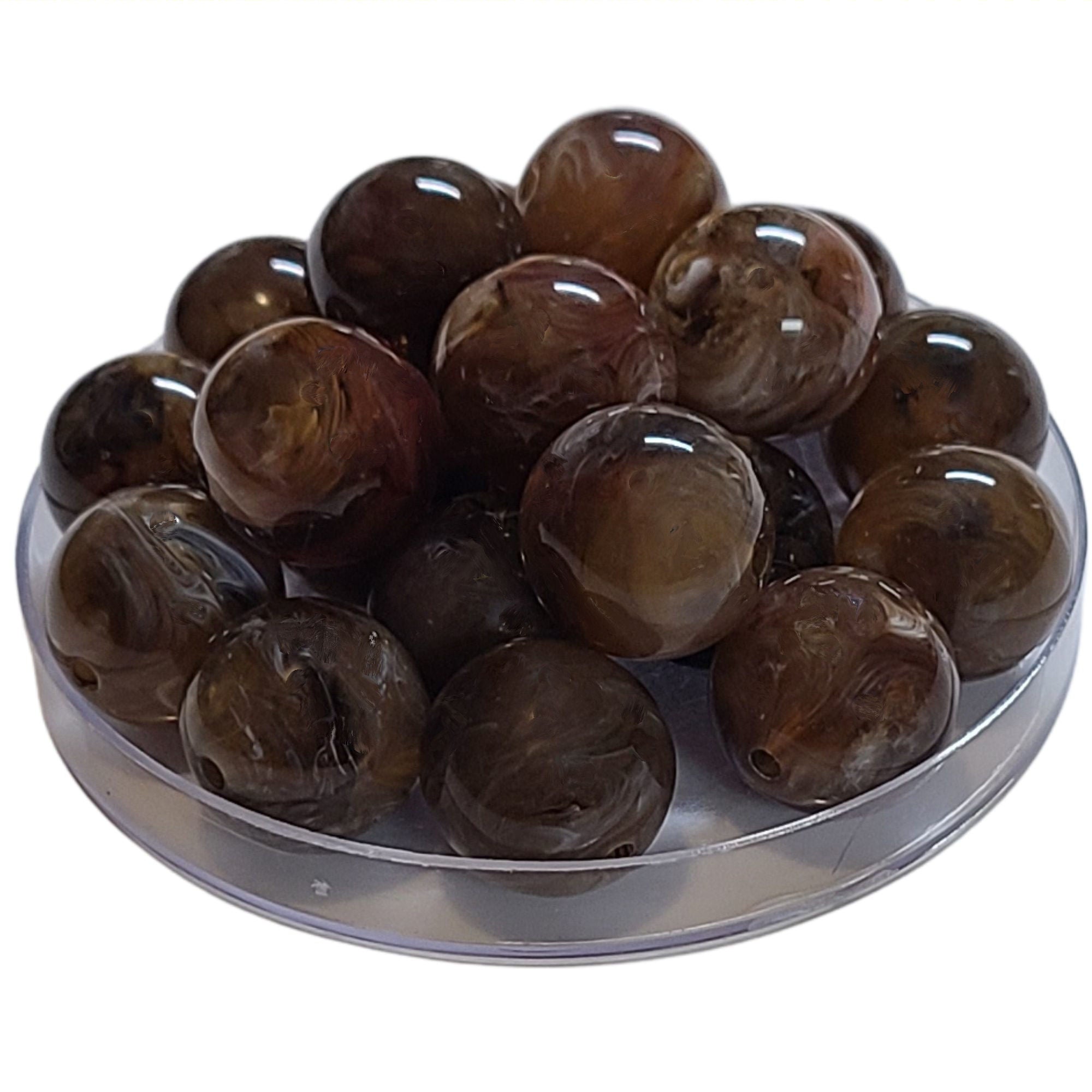 ARTSHOP Boules 20MM 382 perle acrylique crème marron x1