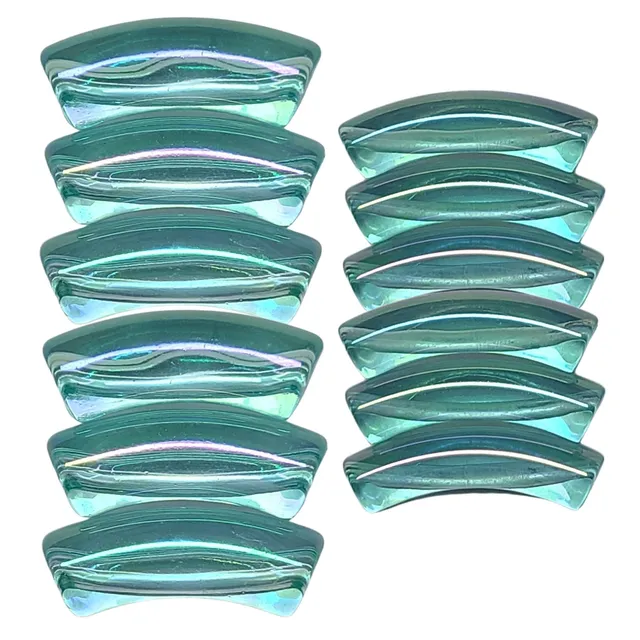 ARTSHOP Tubes 8MM 387 Perle Tube Incurvé Turquoise AB x1