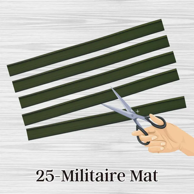 ARTSHOP Sangles 25 sangle silicone militaire mat 7cm